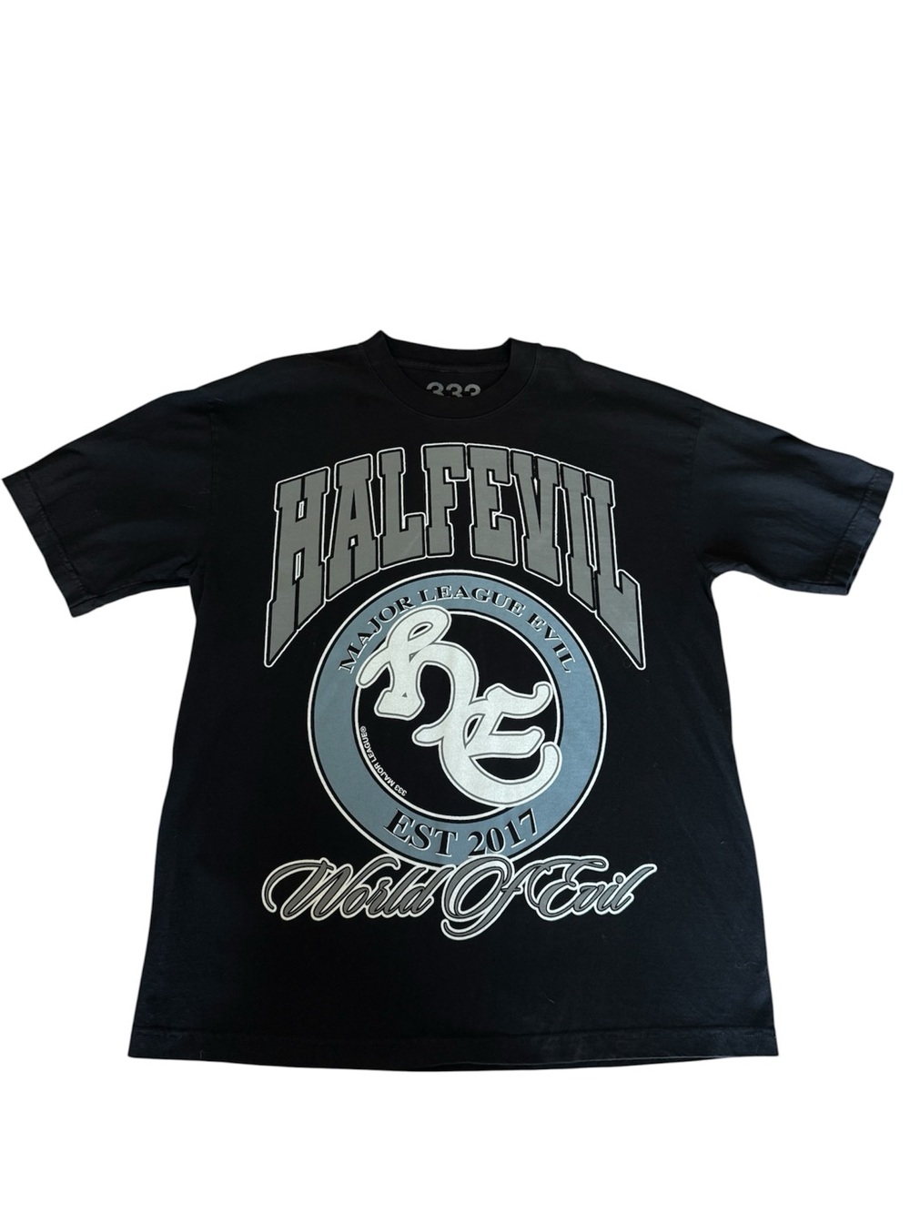 Black Short-Sleeve Graphic Tee